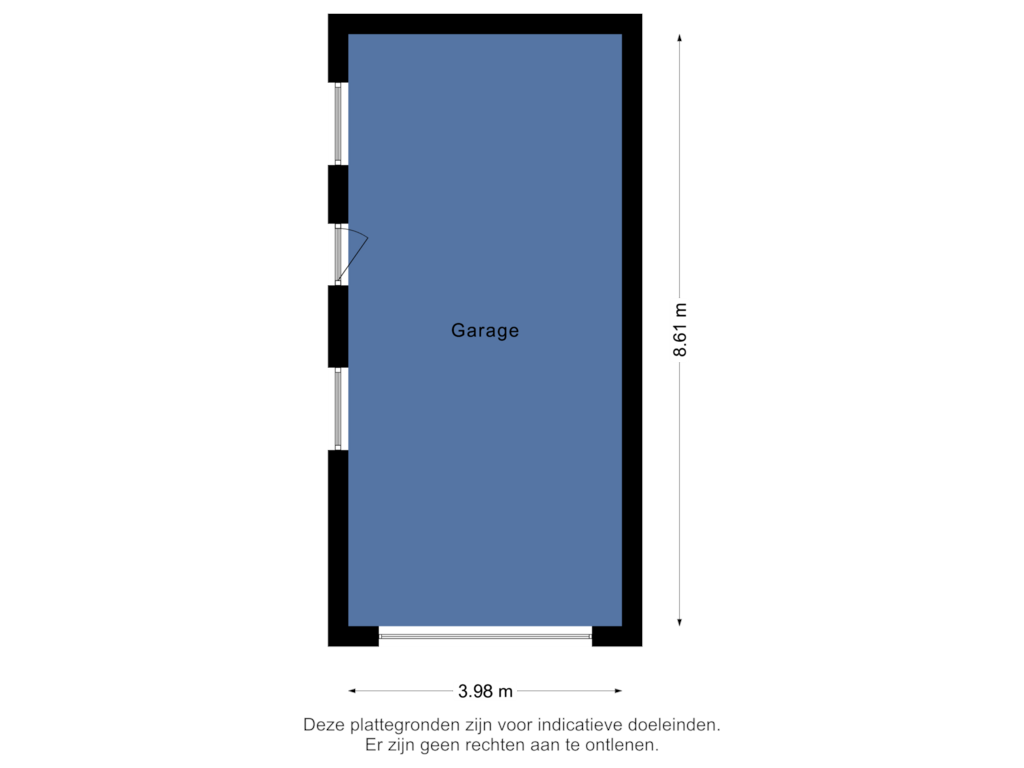 Bekijk plattegrond van Garage van Ruijsstraat 8