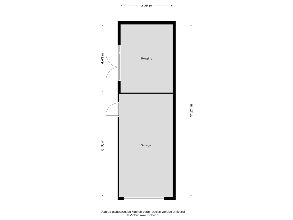 Bekijk plattegrond van Garage van De Klieve 15