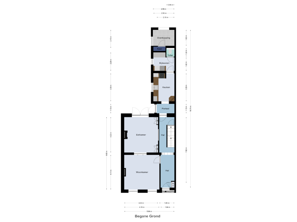 Bekijk plattegrond van Begane Grond van Godsweerdersingel 11