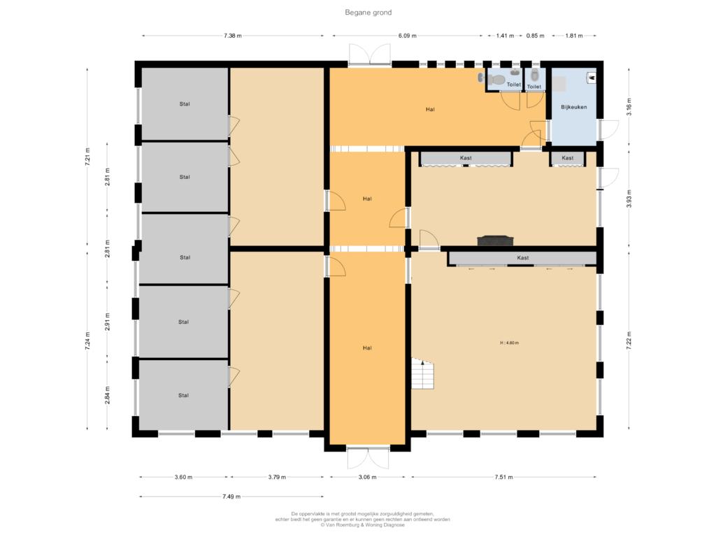 Bekijk plattegrond van Begane grond van Vinkwijk 2