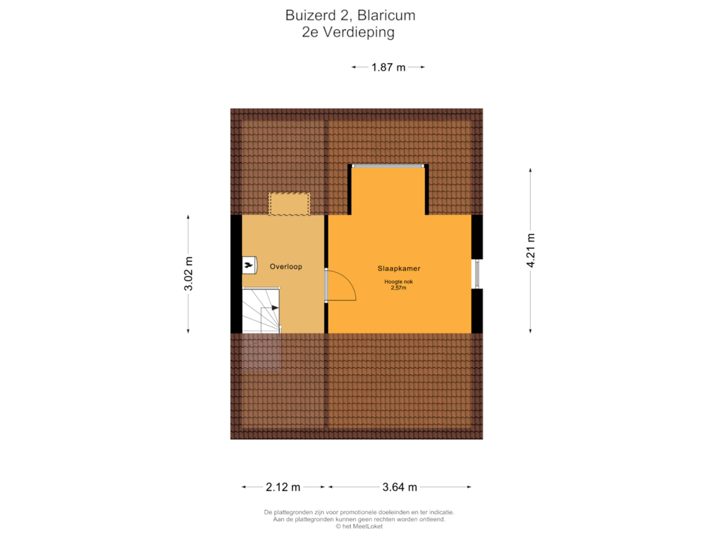 Bekijk plattegrond van 2e Verdieping van Buizerd 2