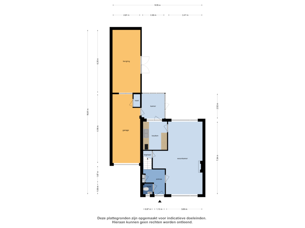 Bekijk plattegrond van Begane Grond van Christinastraat 12-A