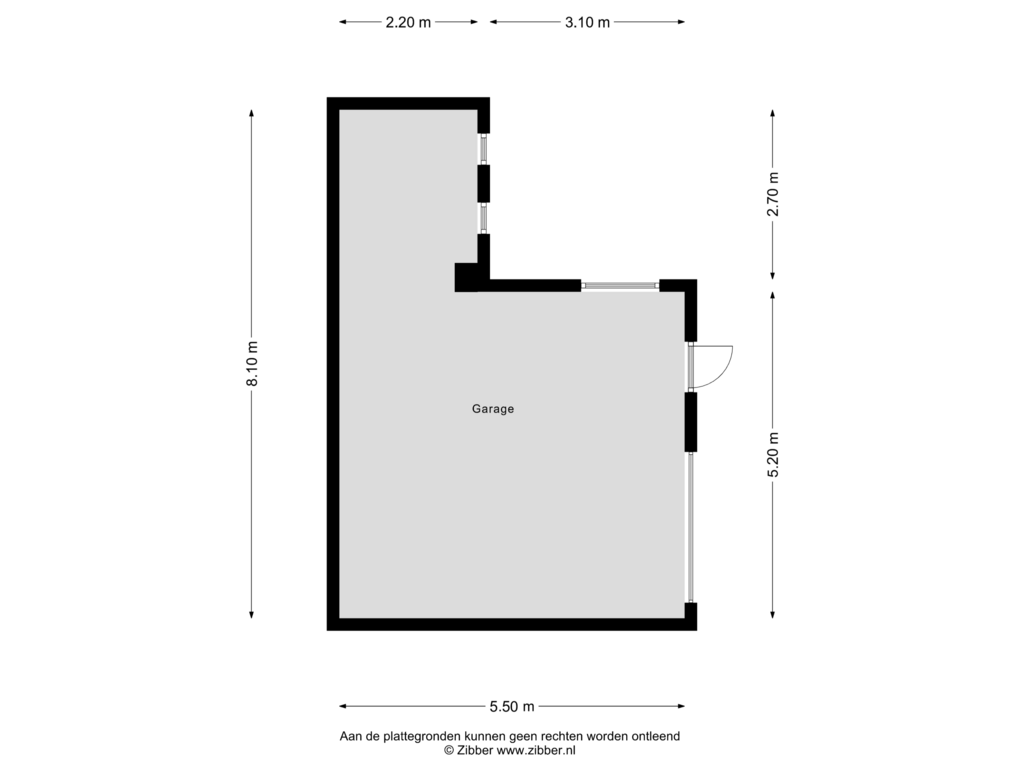 Bekijk plattegrond van Garage van Heirstraat 43