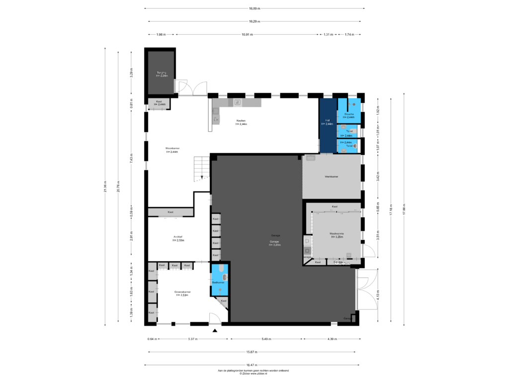 Bekijk plattegrond van Begane Grond van Herenweg 44