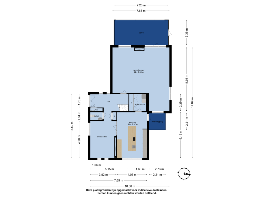 Bekijk plattegrond van Begane grond van Den Ilp 96