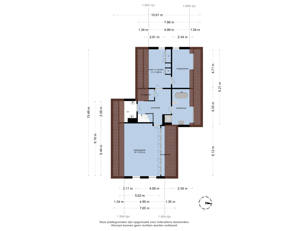 Bekijk plattegrond van 1e verdieping van Den Ilp 96