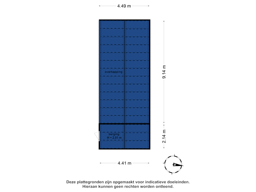 Bekijk plattegrond van Berging 1 van Den Ilp 96