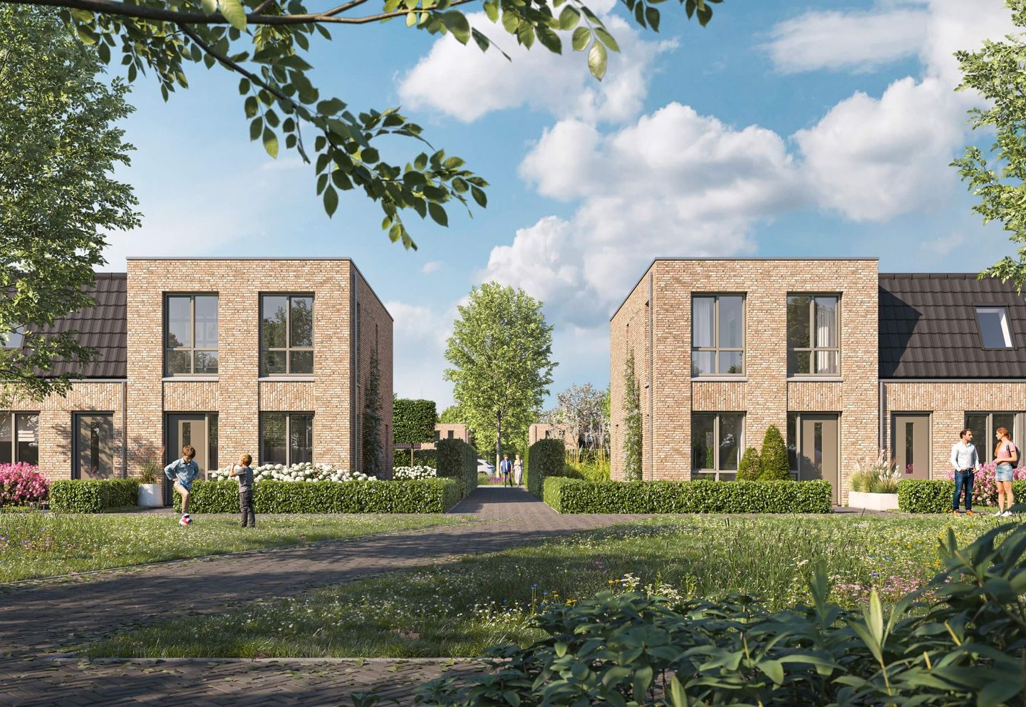 Foto 1 van Hoekwoningen (Bouwnr. 1)