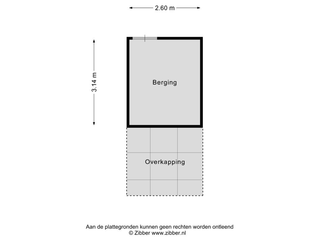 Bekijk plattegrond van Berging van Fluwelensingel 76