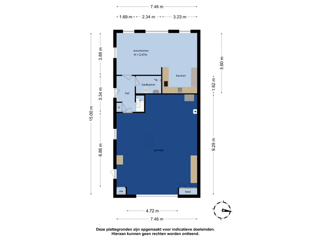 Bekijk plattegrond van Bijgebouw - bg van Den Ilp 96