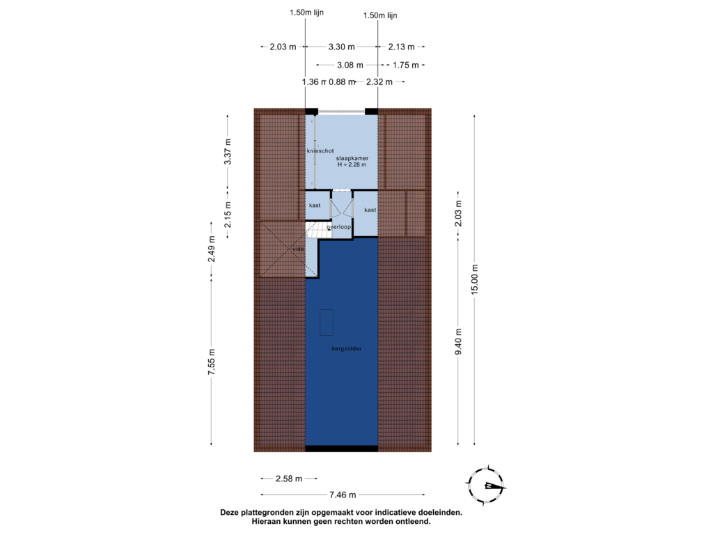 Bekijk plattegrond van Bijgebouw - 1e van Den Ilp 96