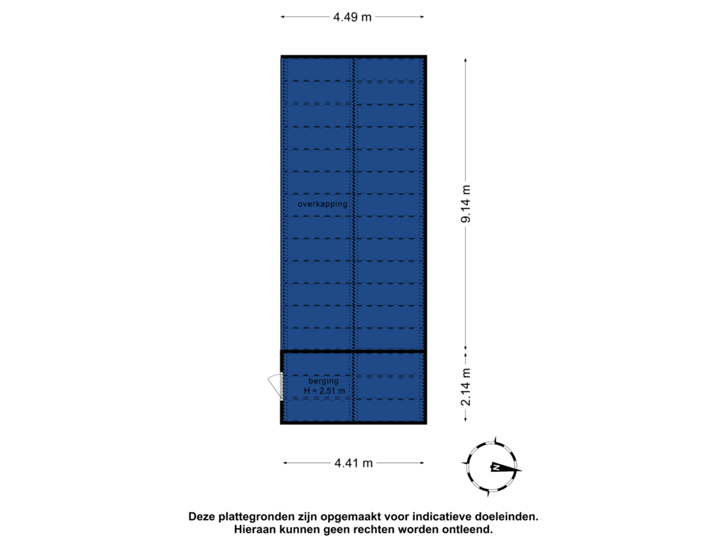 Bekijk plattegrond van Berging 1 van Den Ilp 96