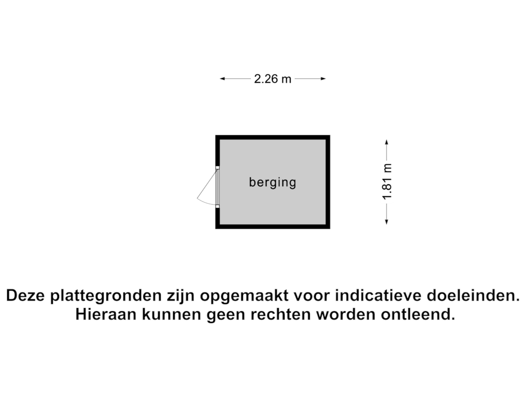 Bekijk plattegrond van Berging1 van G. Molstraat 24