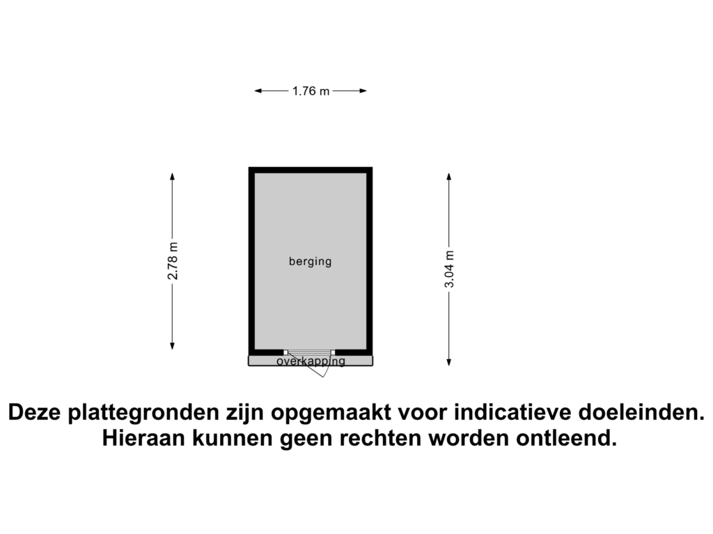 Bekijk plattegrond van Berging van Nystadstraat 37