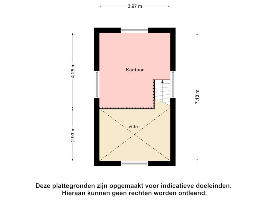 View floorplan of 1e verdieping of Freya 39