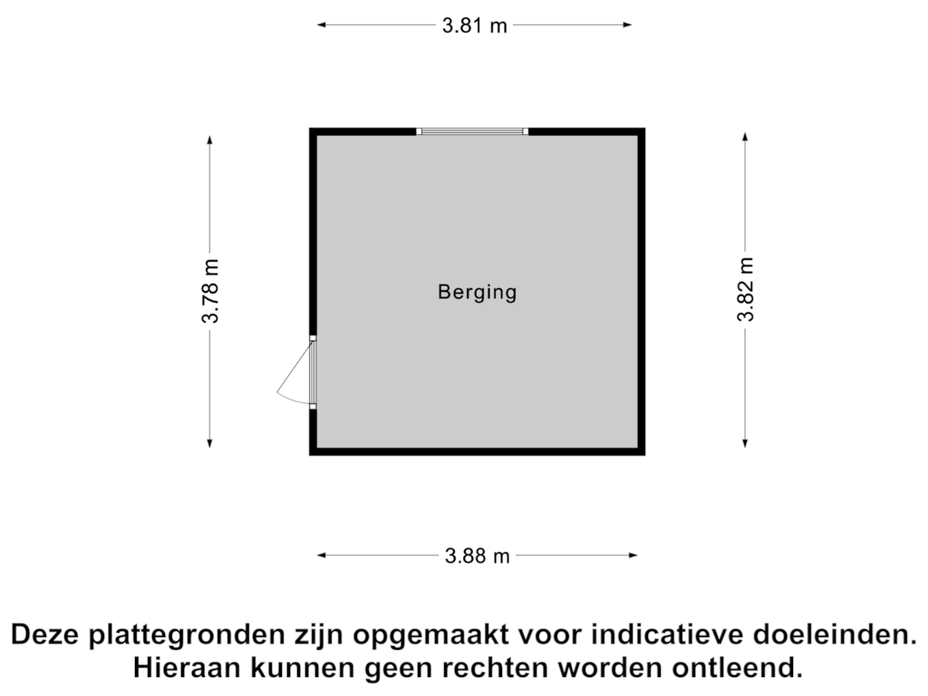 View floorplan of berging of Freya 39