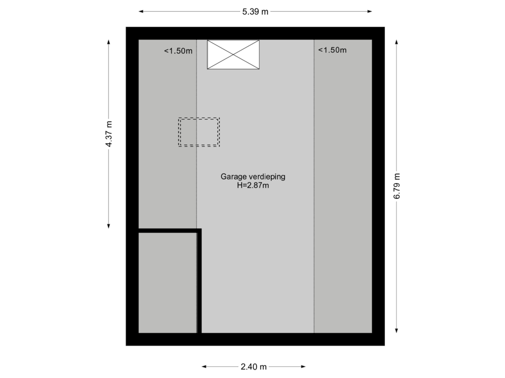 Bekijk plattegrond van Garage verdieping van Kamerlingh Onneshof 33