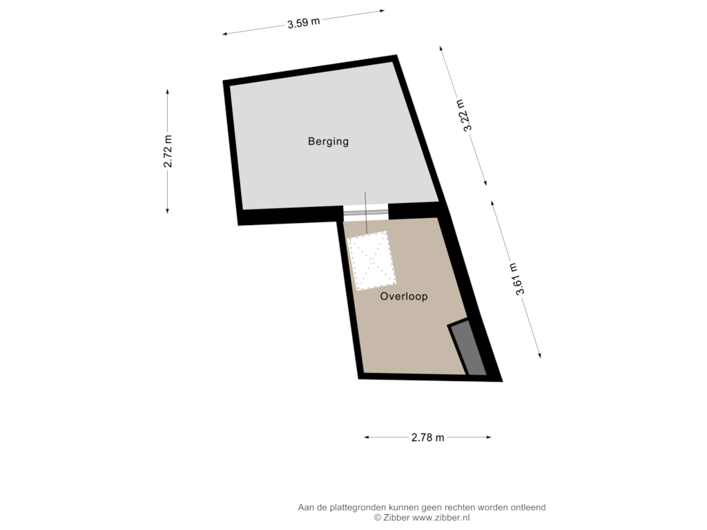 Bekijk plattegrond van Entresol van Steenstraat 4