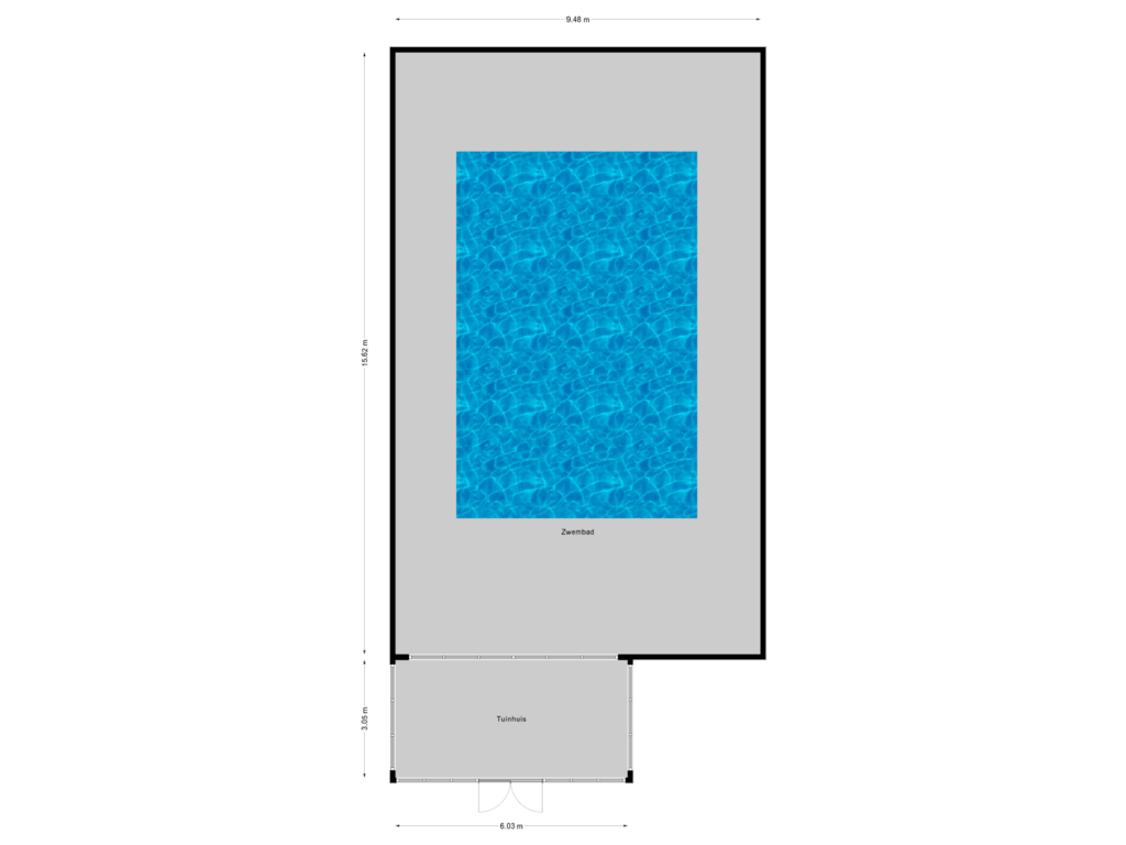 View floorplan of Tuinhuis of Voorstraat 45