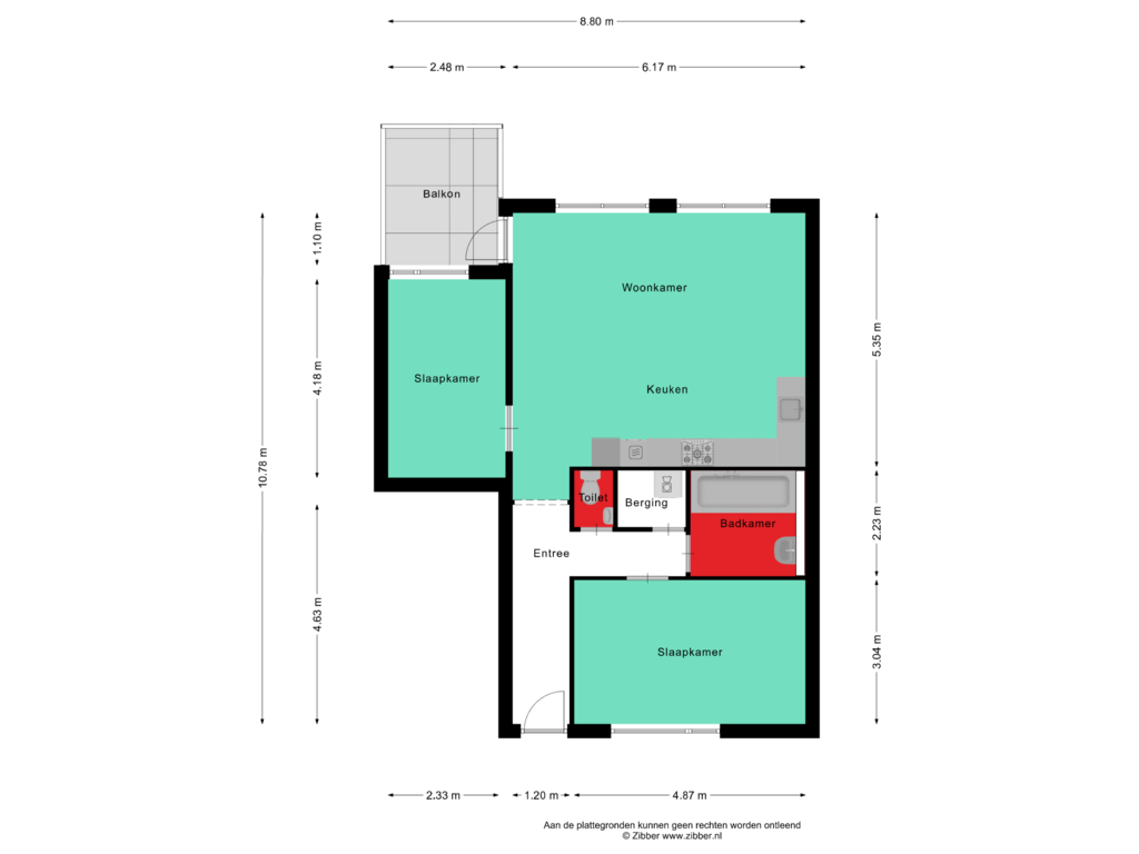 Bekijk plattegrond van Appartement van Runmolen 22