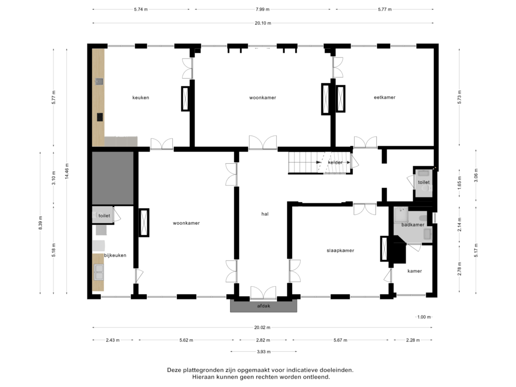 View floorplan of Begane grond of Laan der Boede 1