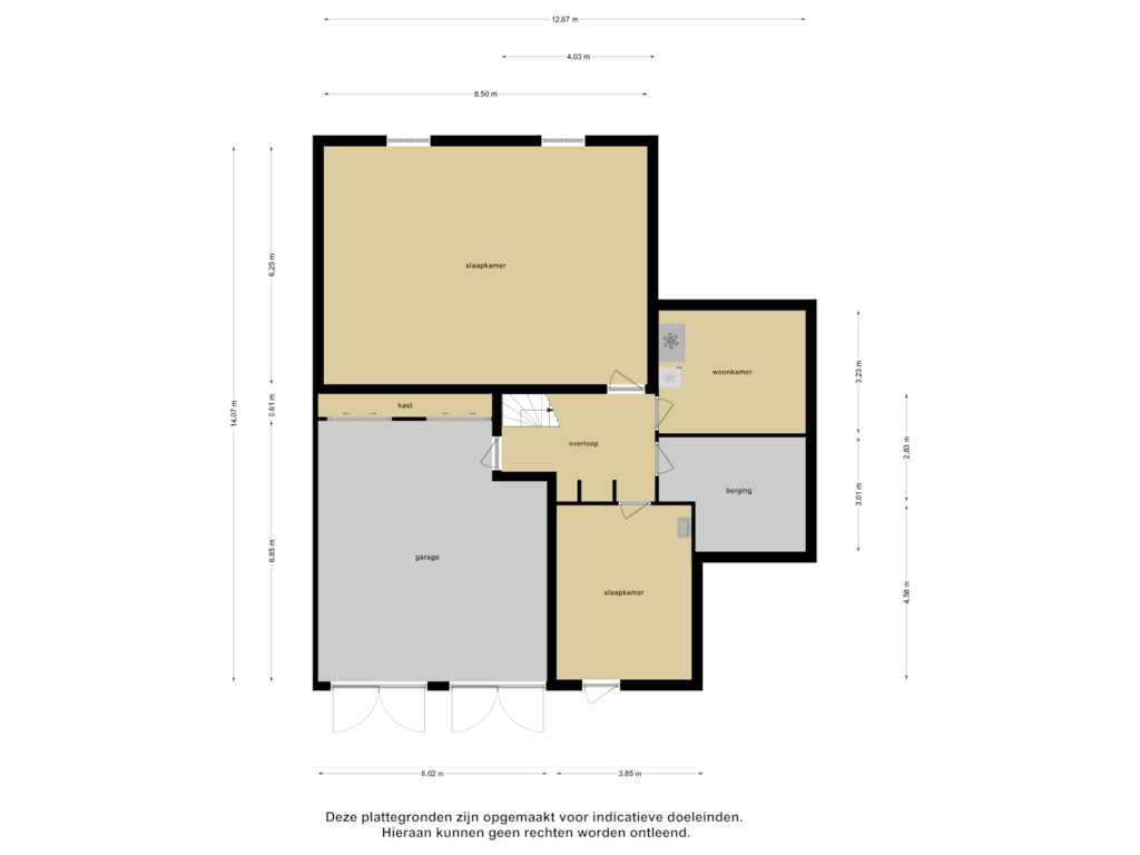 Bekijk plattegrond van Souterrain van Postweg 129