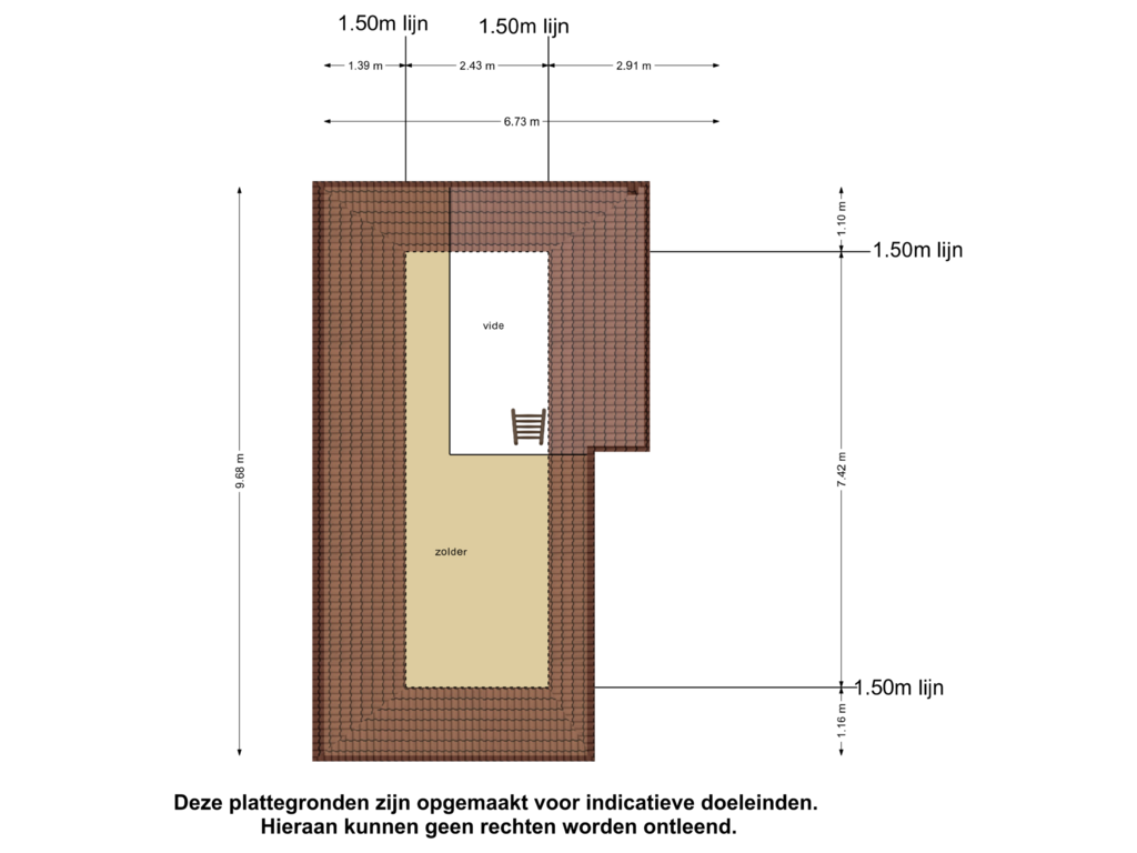 Bekijk plattegrond van Zolder van Postweg 129