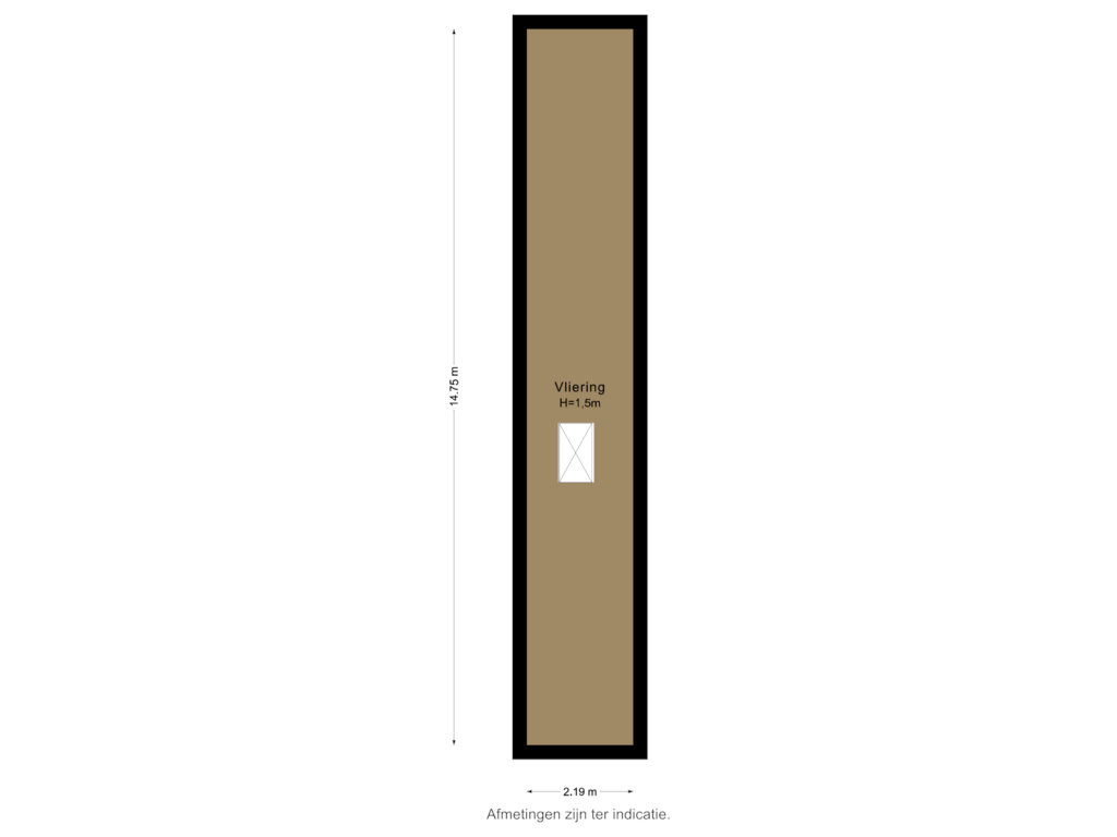 Bekijk plattegrond van Vliering van Rijnstraat 144