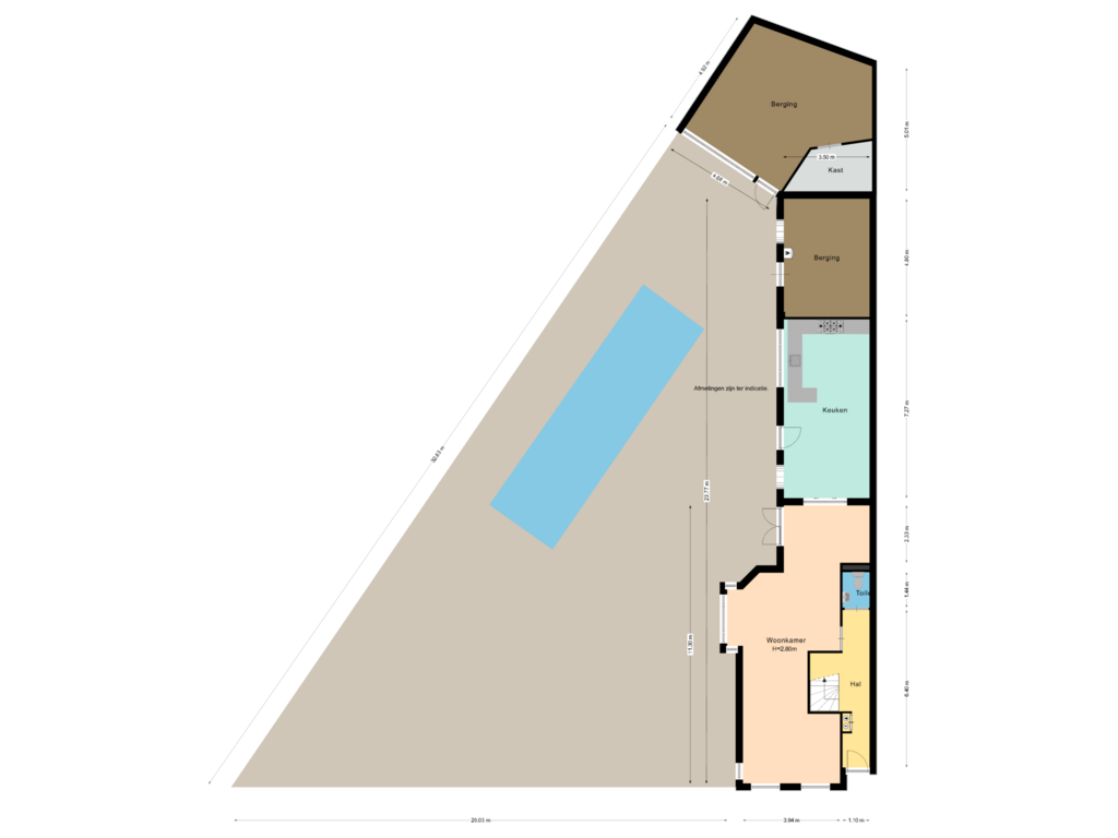 Bekijk plattegrond van Perceel van Rijnstraat 144