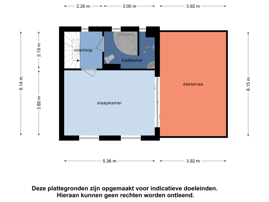 Bekijk plattegrond van 1e verdieping van Slegersstraat 40