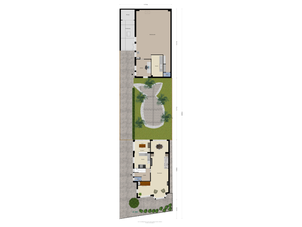 Bekijk plattegrond van Begane Grond - Tuin van Kneedweg 51