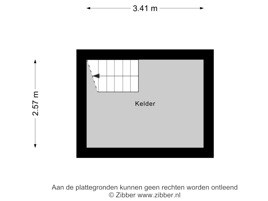 Bekijk plattegrond van Kelder van Kneedweg 51