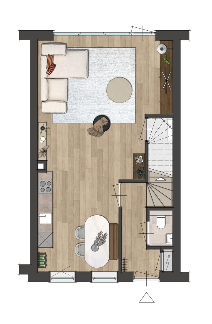 Photo 6 of Stadswoningen (Bouwnr. 39)