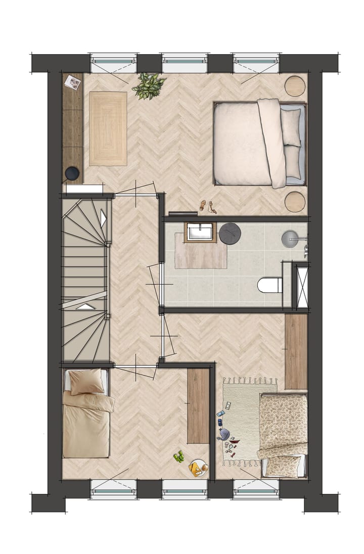 Foto 7 van Stadswoningen (Bouwnr. 38)