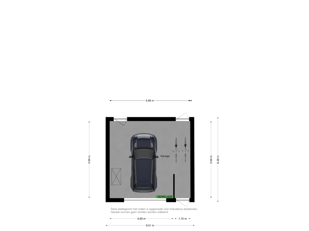 View floorplan of Garage of Markt 24