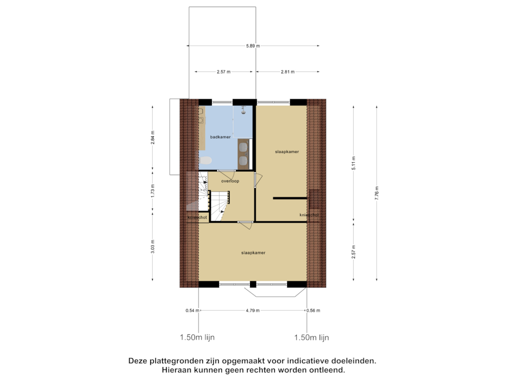 Bekijk plattegrond van Eerste Verdiepingn van Alteveerstraat 29