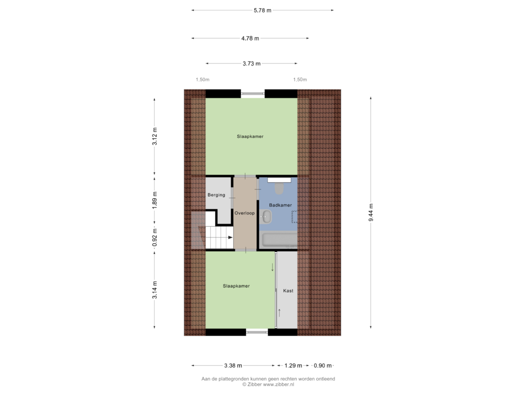 Bekijk plattegrond van Eerste Verdieping van Schutteheide 1-140