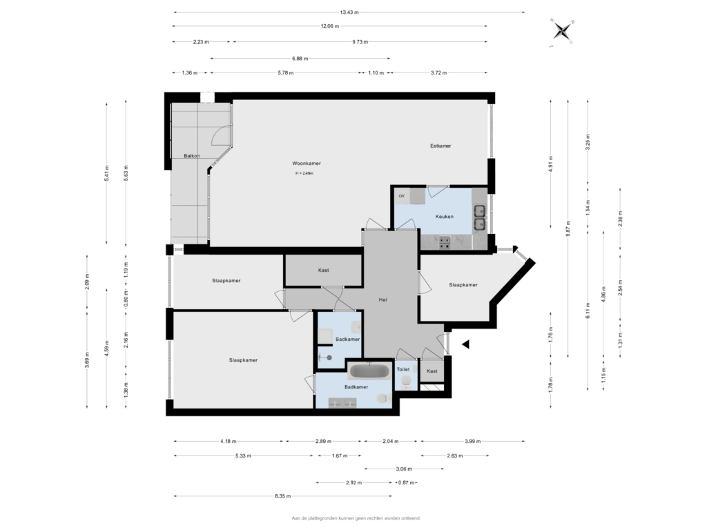 Bekijk plattegrond van Plattegrond van Gevers Deynootweg 562