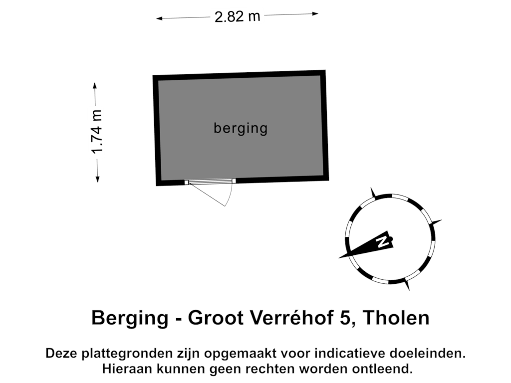 Bekijk plattegrond van berging van Groot Verréhof 5