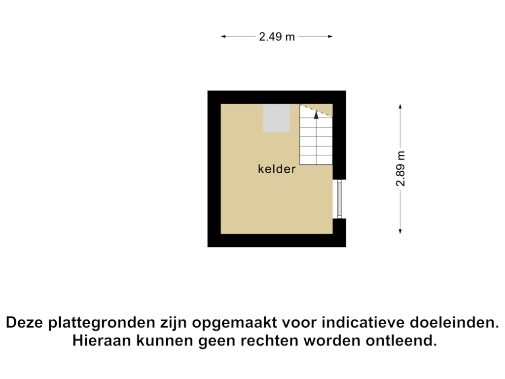 Bekijk plattegrond van souterrain van Veldm Montgomeryweg 21