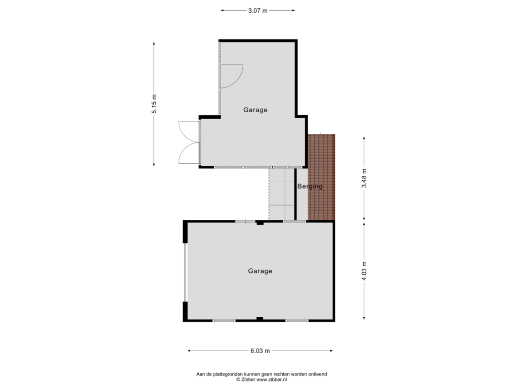 Bekijk plattegrond van Garage van Huismansweg 13