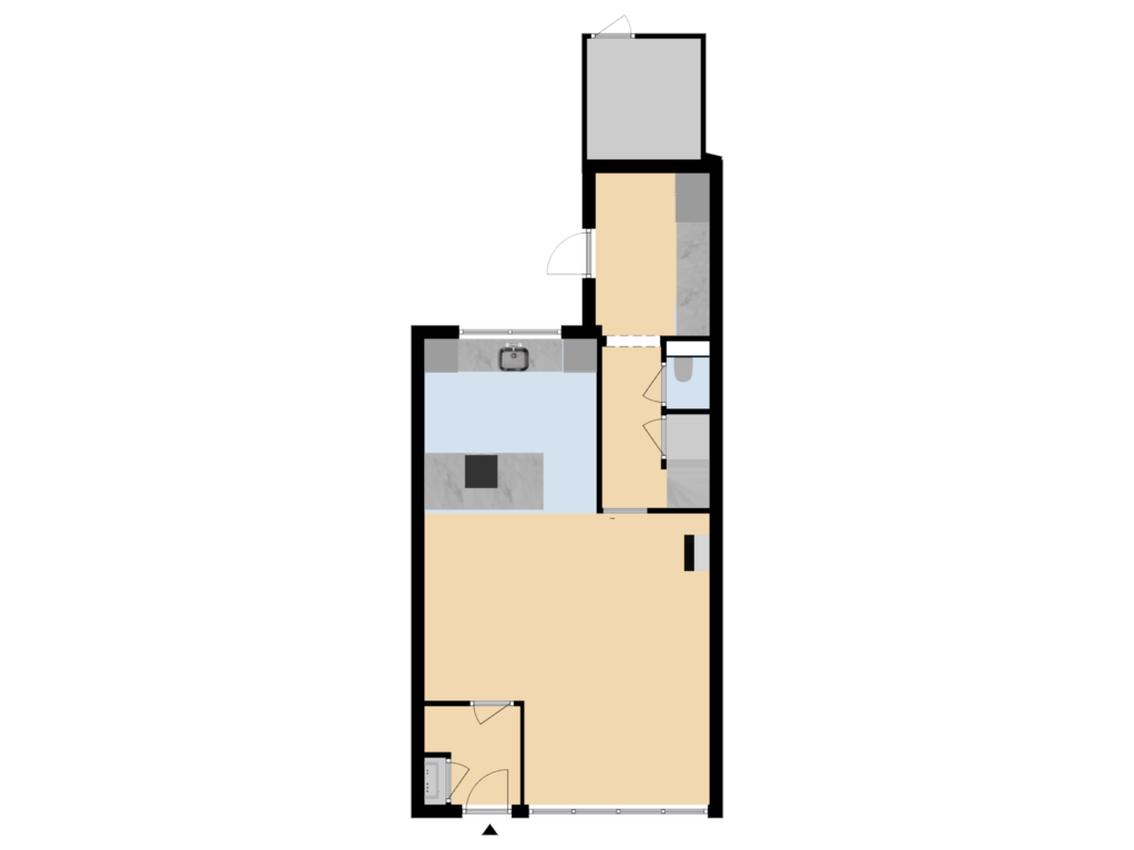 View floorplan of Begane grond of Julianaplein 13