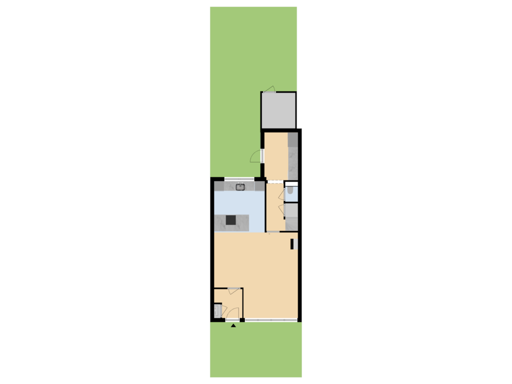 View floorplan of Situatie of Julianaplein 13