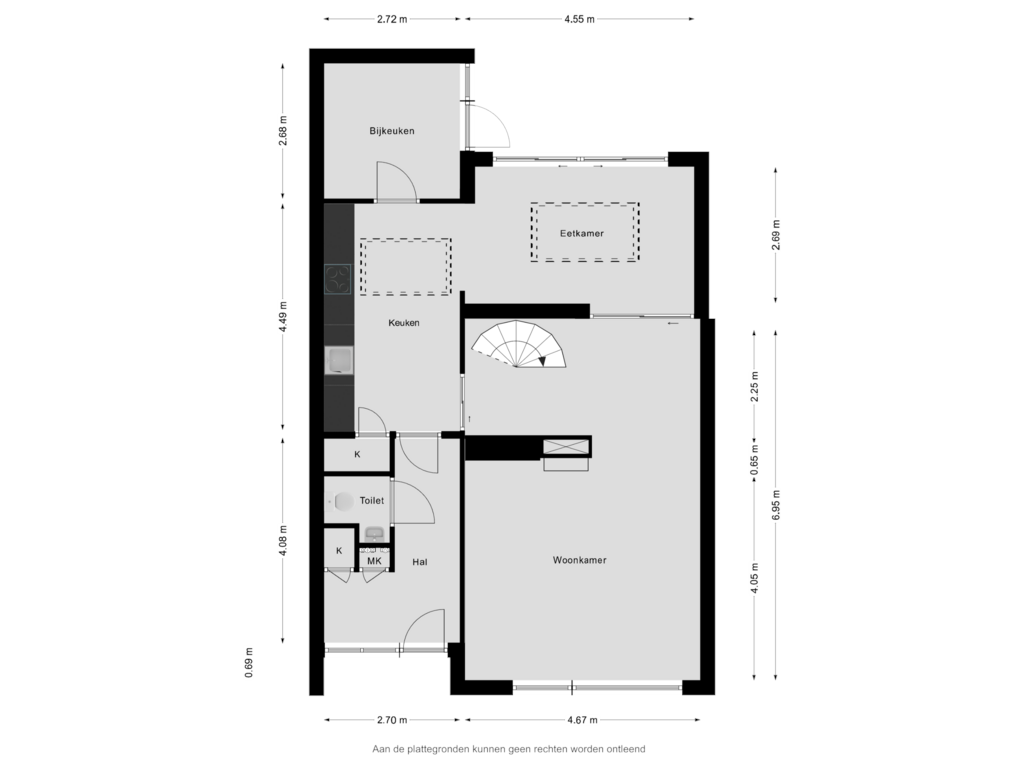 Bekijk plattegrond van First floor van De Pleatsen 31