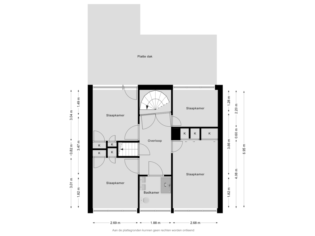 Bekijk plattegrond van Floor 1 van De Pleatsen 31