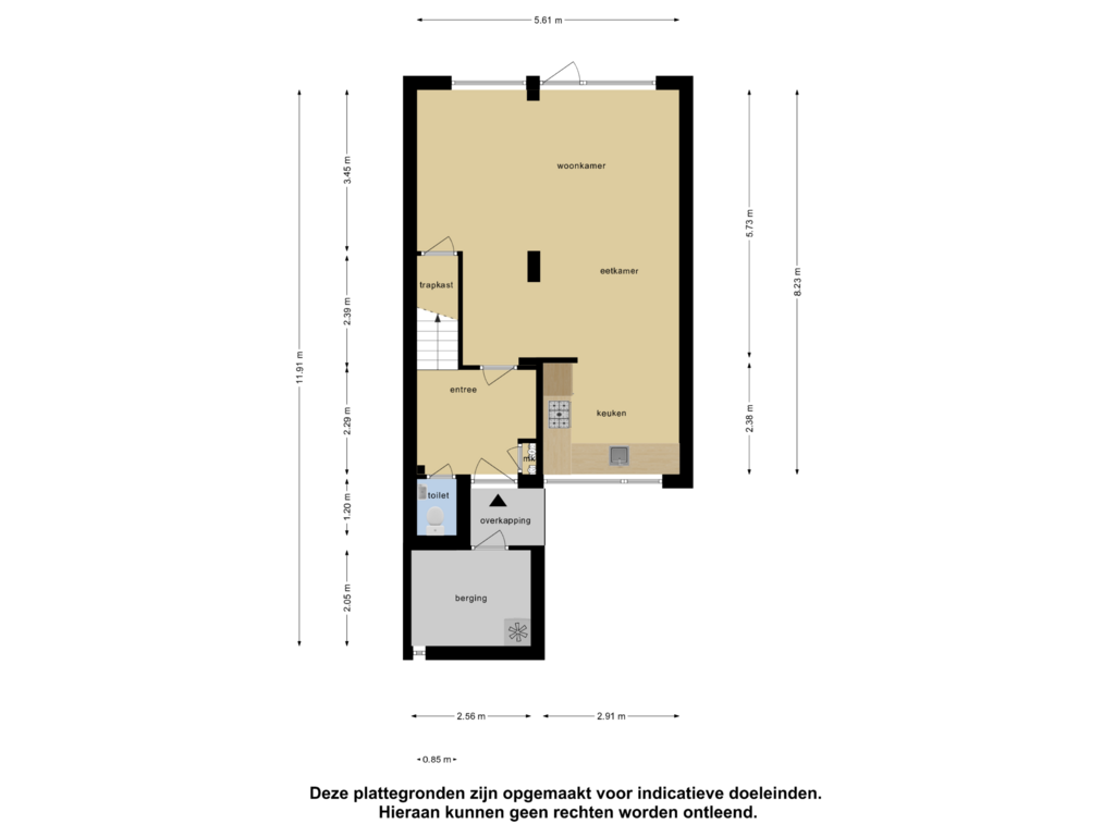 Bekijk plattegrond van Begane Grond van Papisland 7