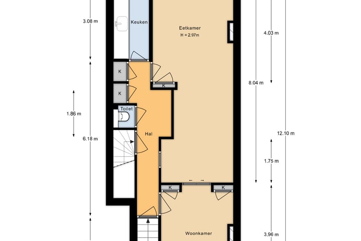 Bekijk foto 50 van Doedesstraat 17-A