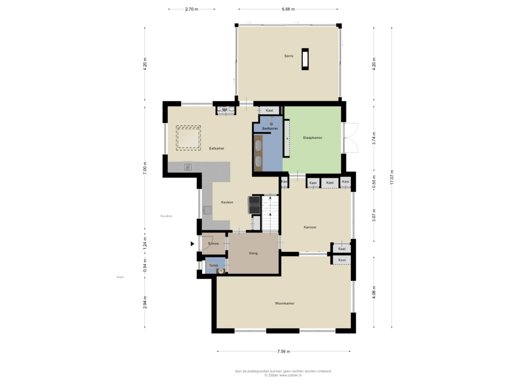 View floorplan of Begane grond of Boskant 2