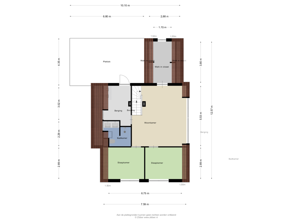 View floorplan of Eerste verdieping of Boskant 2