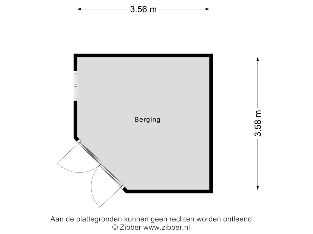 View floorplan of Berging of Boskant 2